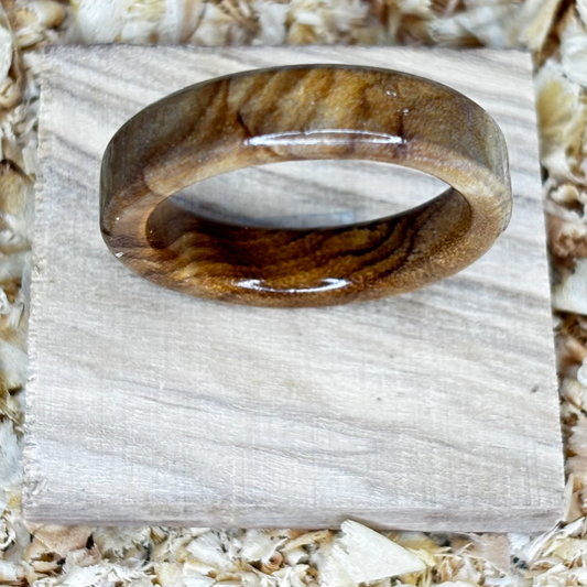 Olivewood Ring (Solid Wood) Size 13.5 FREE SHIPPING