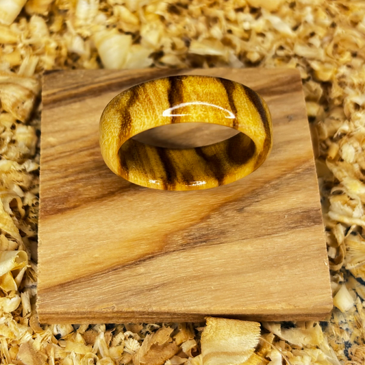 Olivewood Ring (Solid Wood) Size 8 FREE SHIPPING