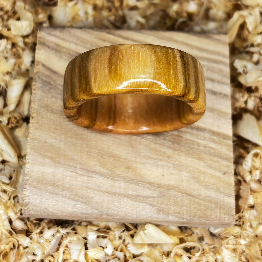 Olivewood Ring (Solid Wood) Size 10.5 FREE SHIPPING