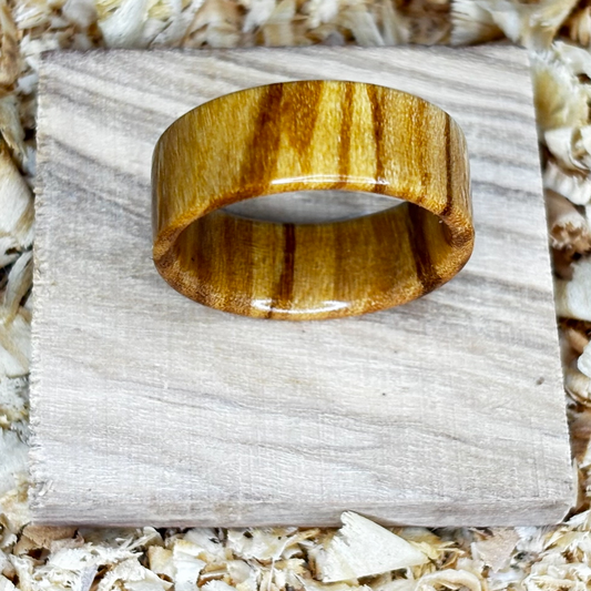 Olivewood Ring (Solid Wood) Size 9 FREE SHIPPING