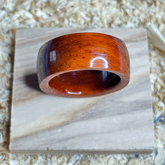 Walnut Ring (Solid Wood) Size 8.5 FREE SHIPPING